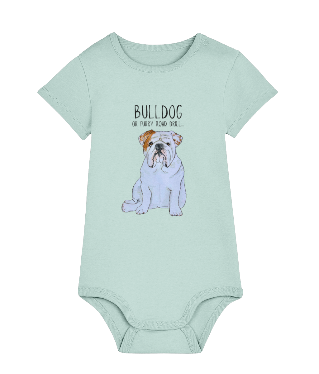 Bulldog Baby Bodysuit for Little Rebels