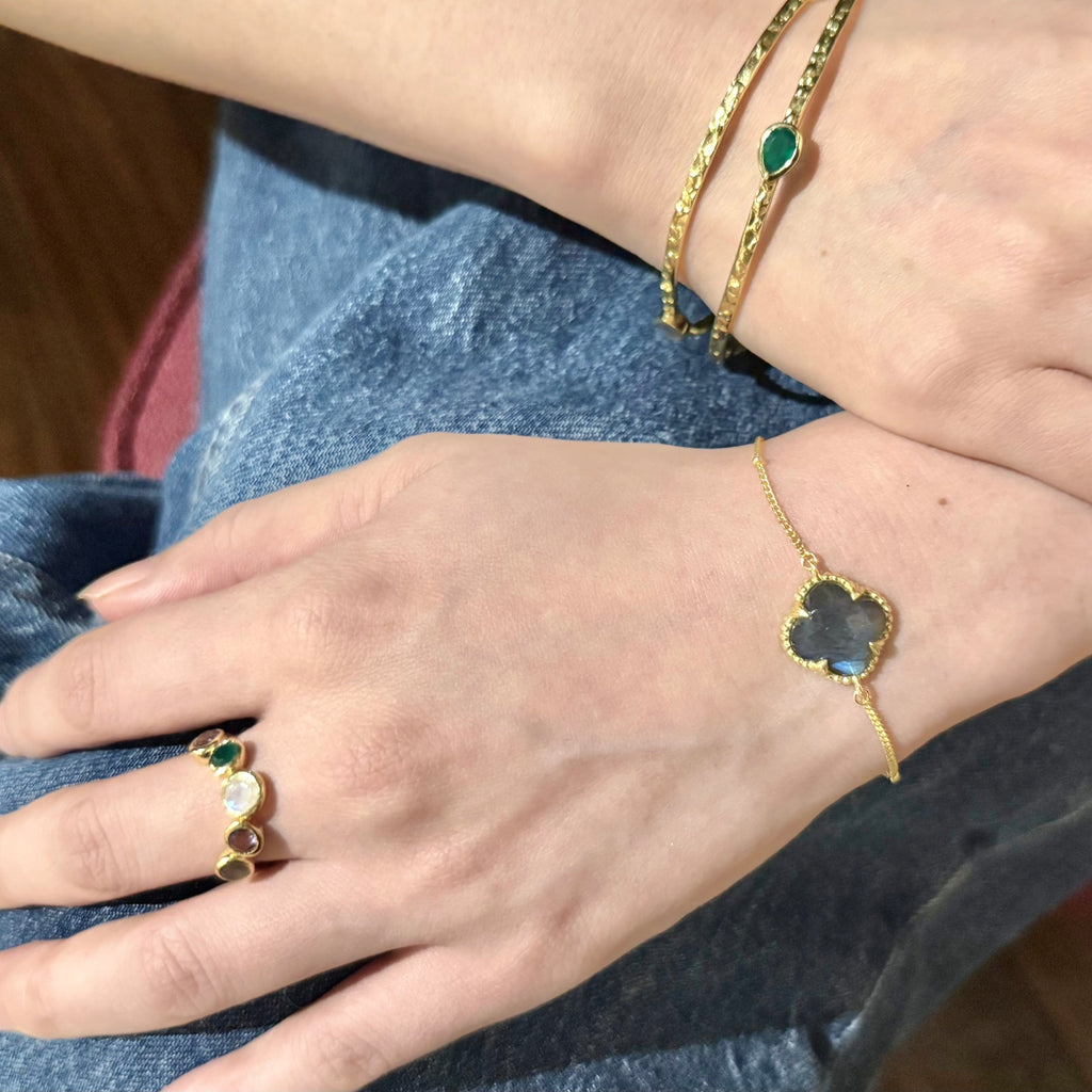 Tyche Gemstone Bracelet Labradorite