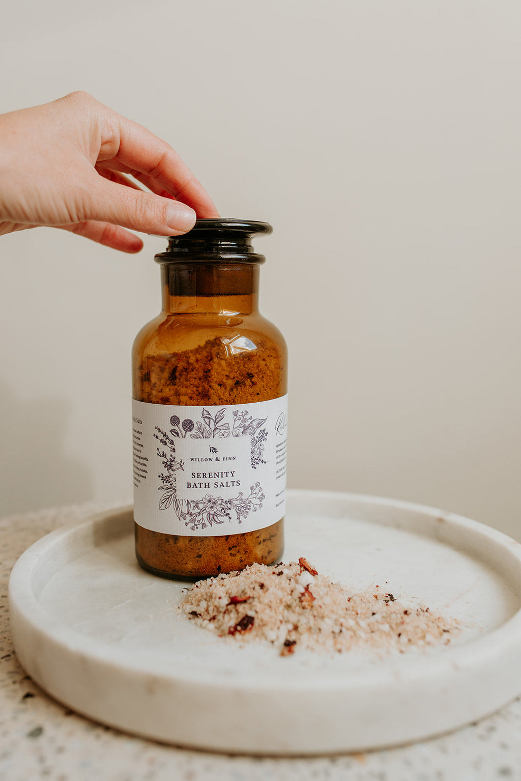 Serenity Mineral Bath Salts Lavender Bergamot