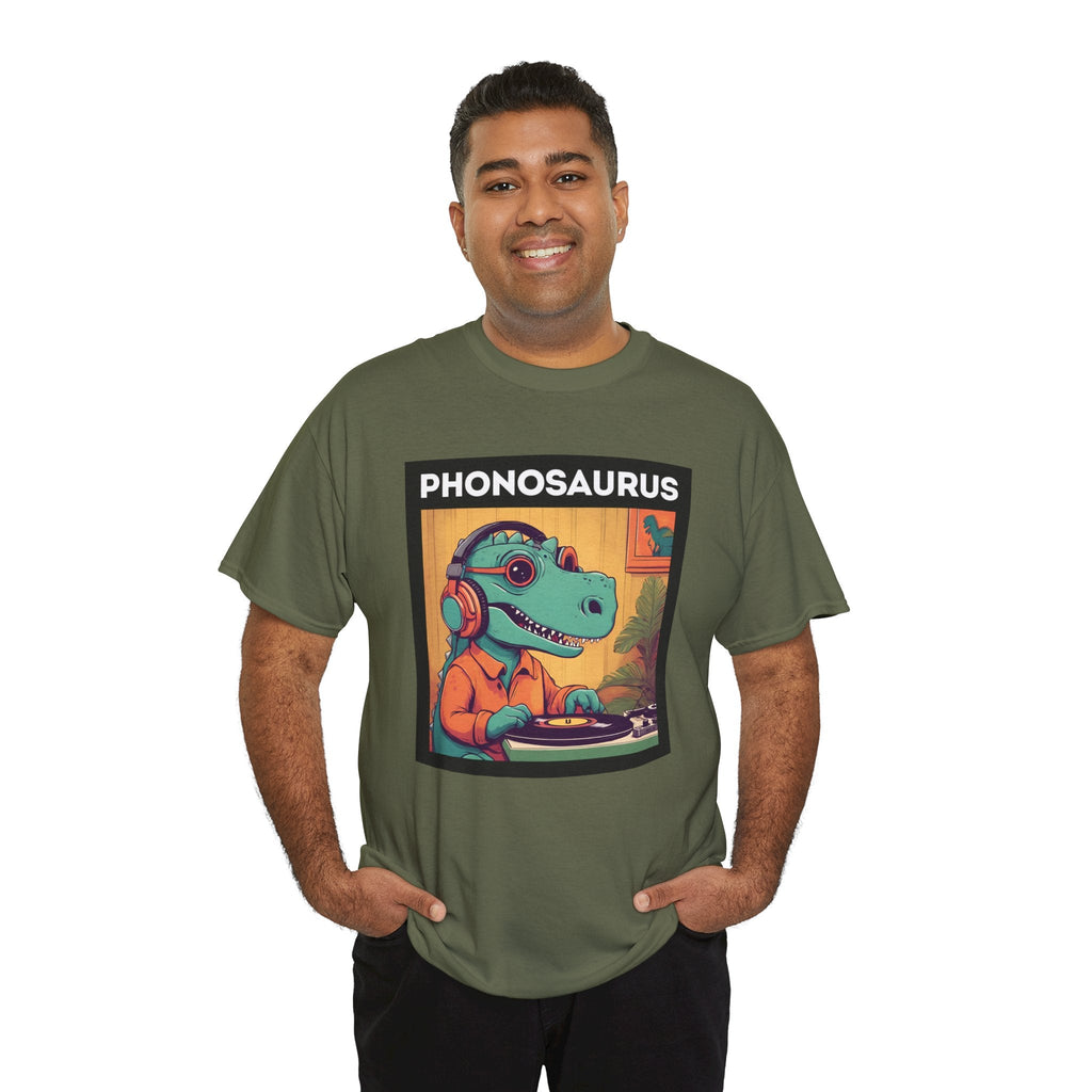 Phonosaurus Men's Vinyl T-Shirt