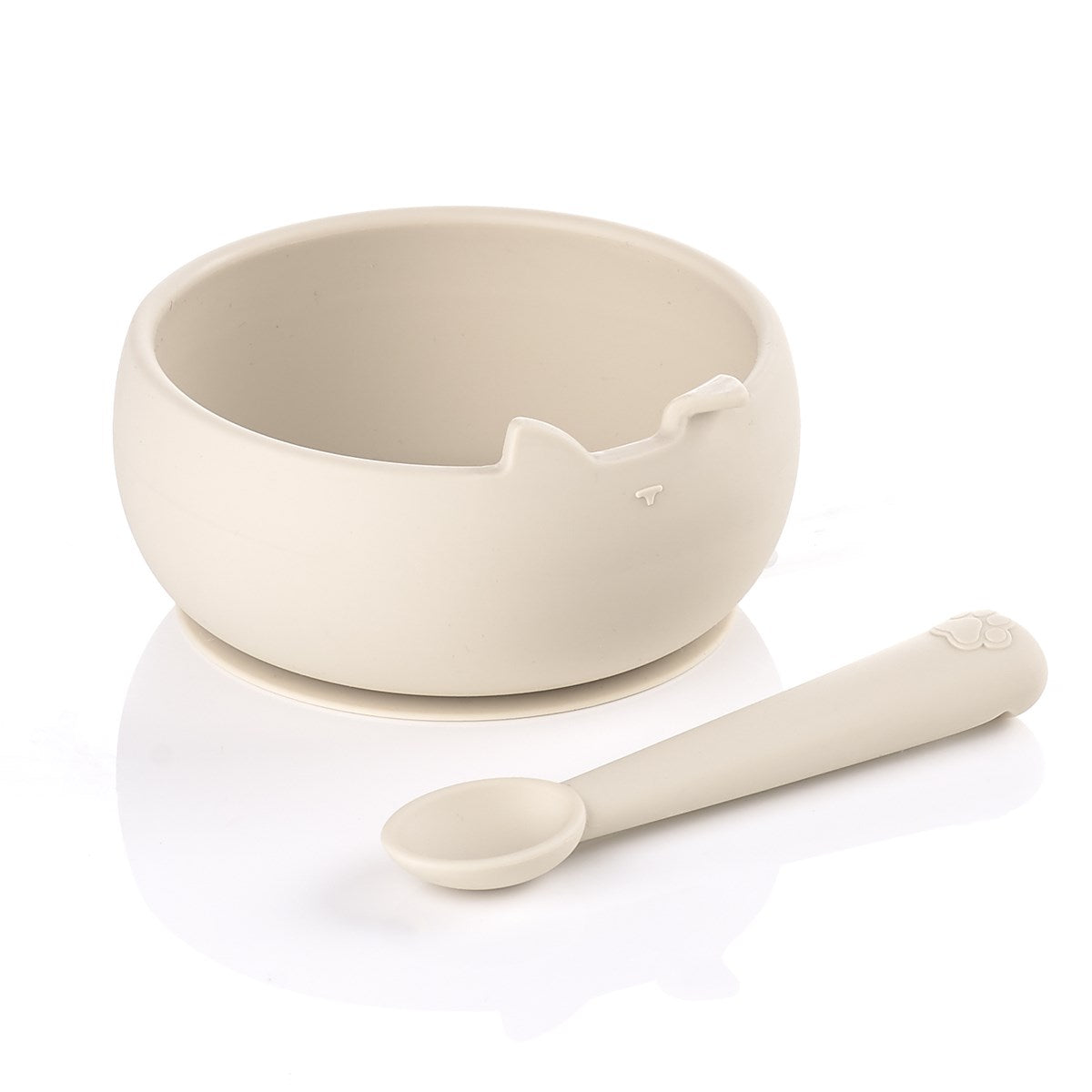 Silicone Bowl and Spoon Set for Baby's First Meals