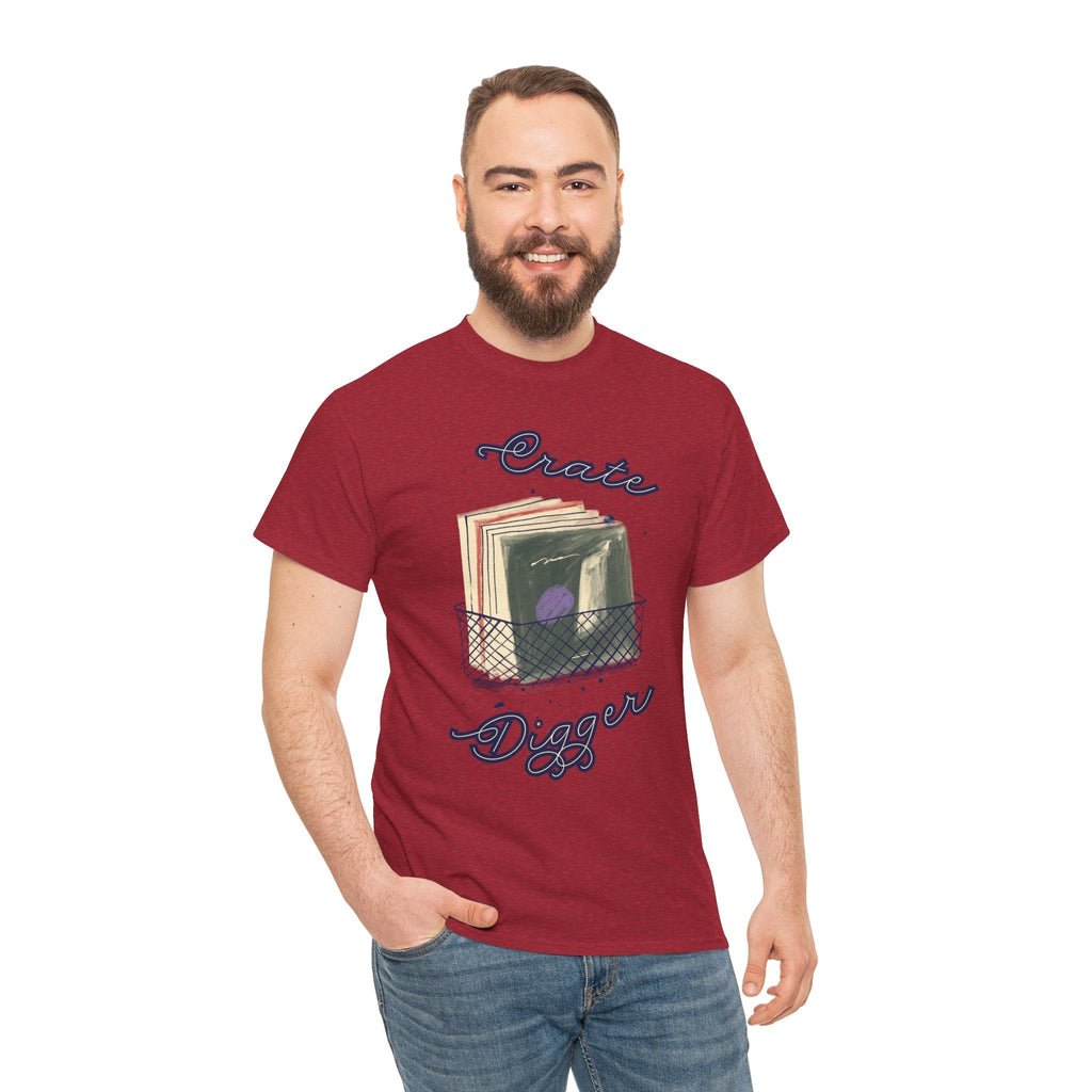 Crate Digger Vinyl Records Men's T-Shirt