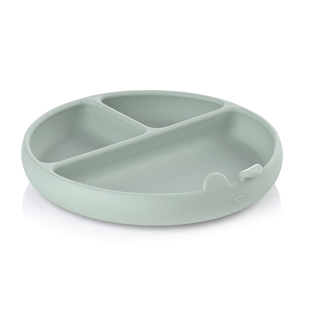 Silicone Plate with Animal Compartments for Baby Led Weaning
