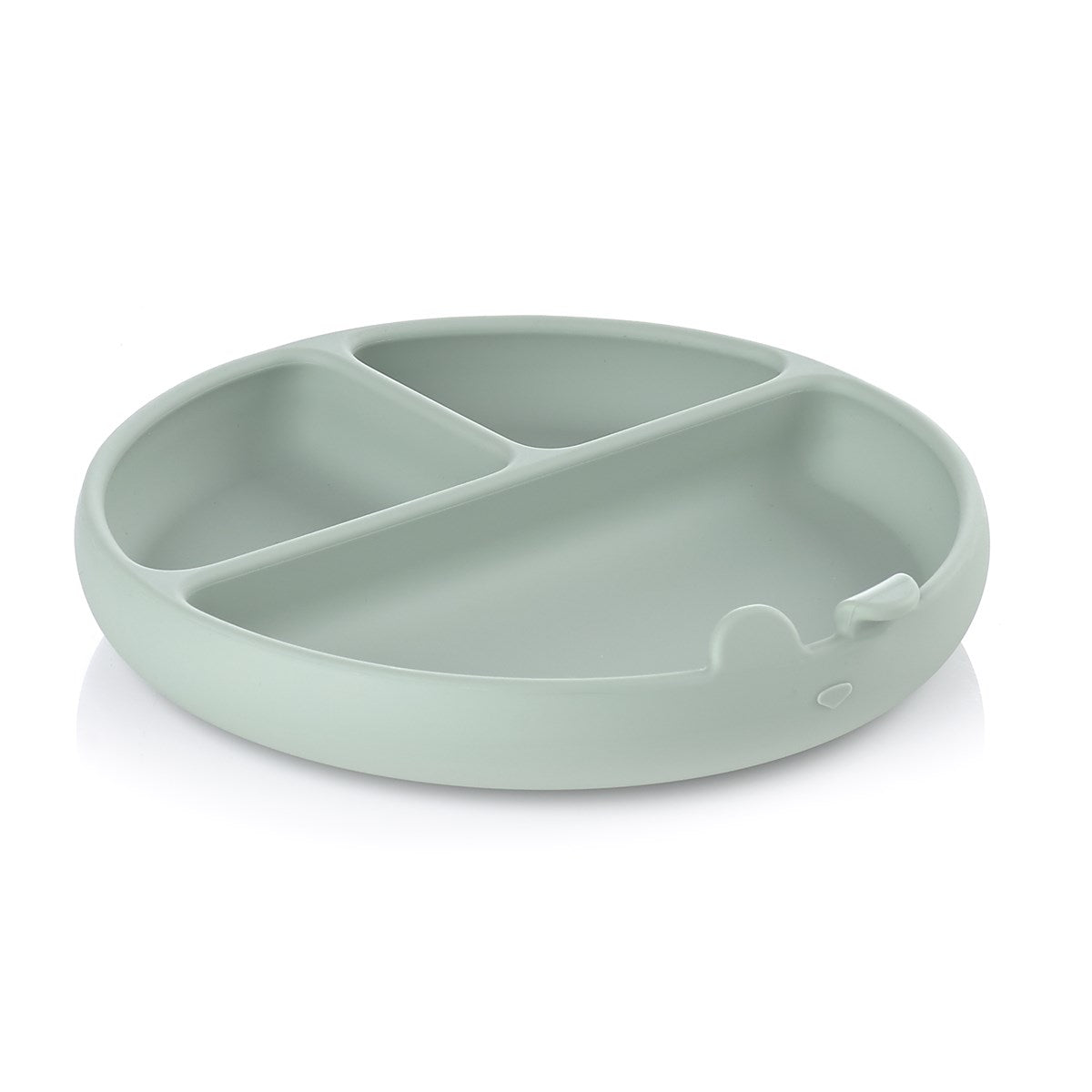 Silicone Plate with Animal Compartments for Baby Led Weaning