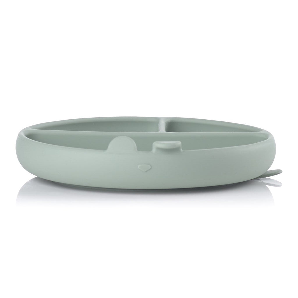 Silicone Plate with Animal Compartments for Baby Led Weaning