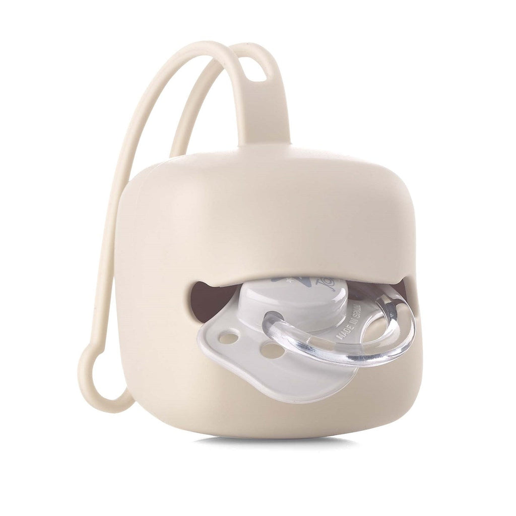 Silicone Pacifier Holder Case with Elastic Strap