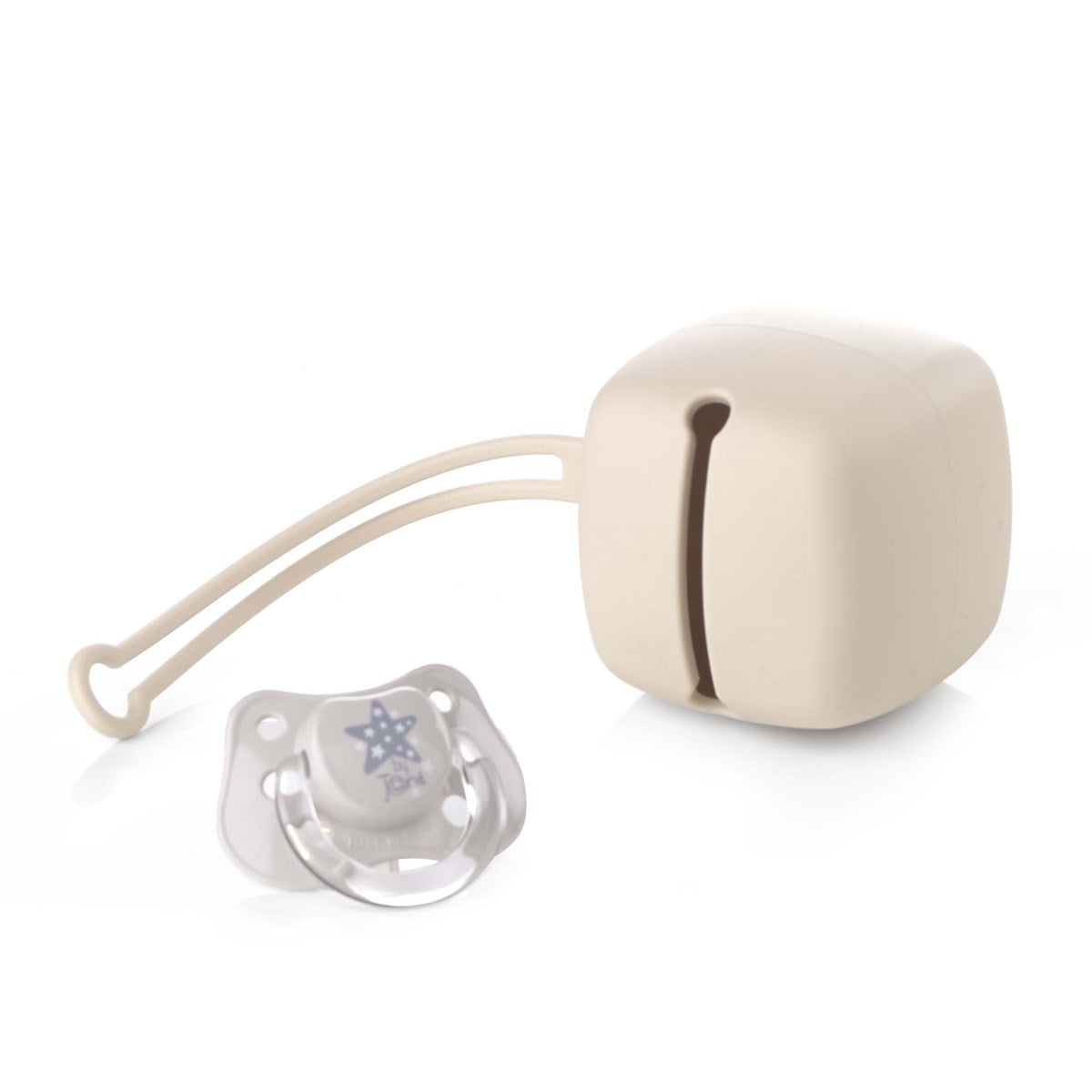 Silicone Pacifier Holder Case with Elastic Strap