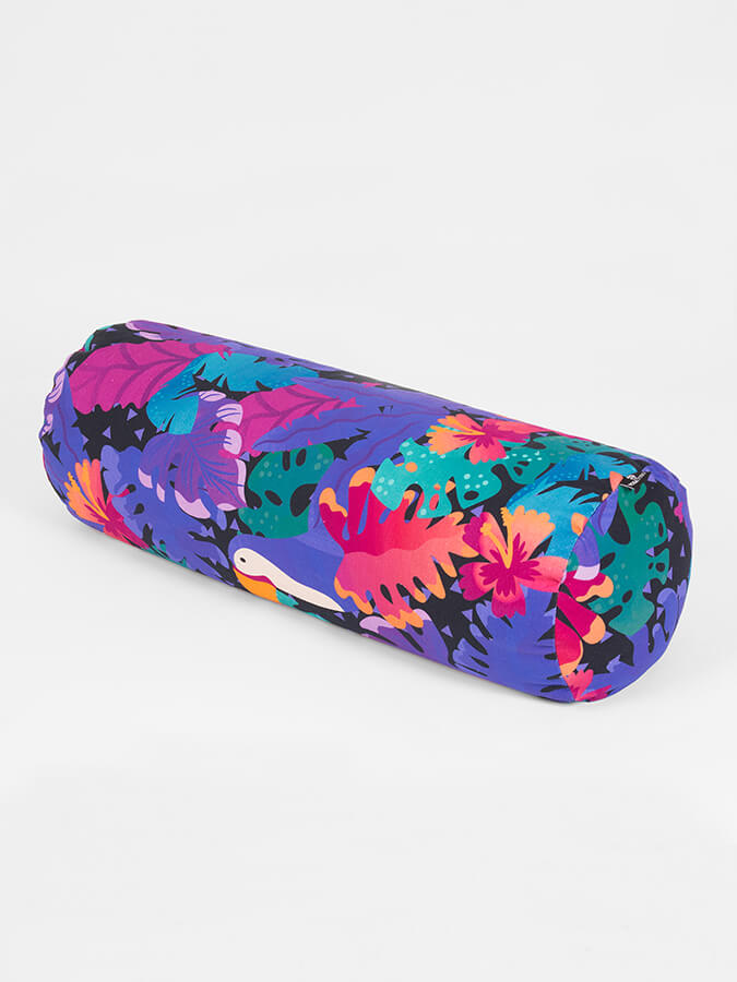 Organic Buckwheat Floral Meditation Bolster Cushion
