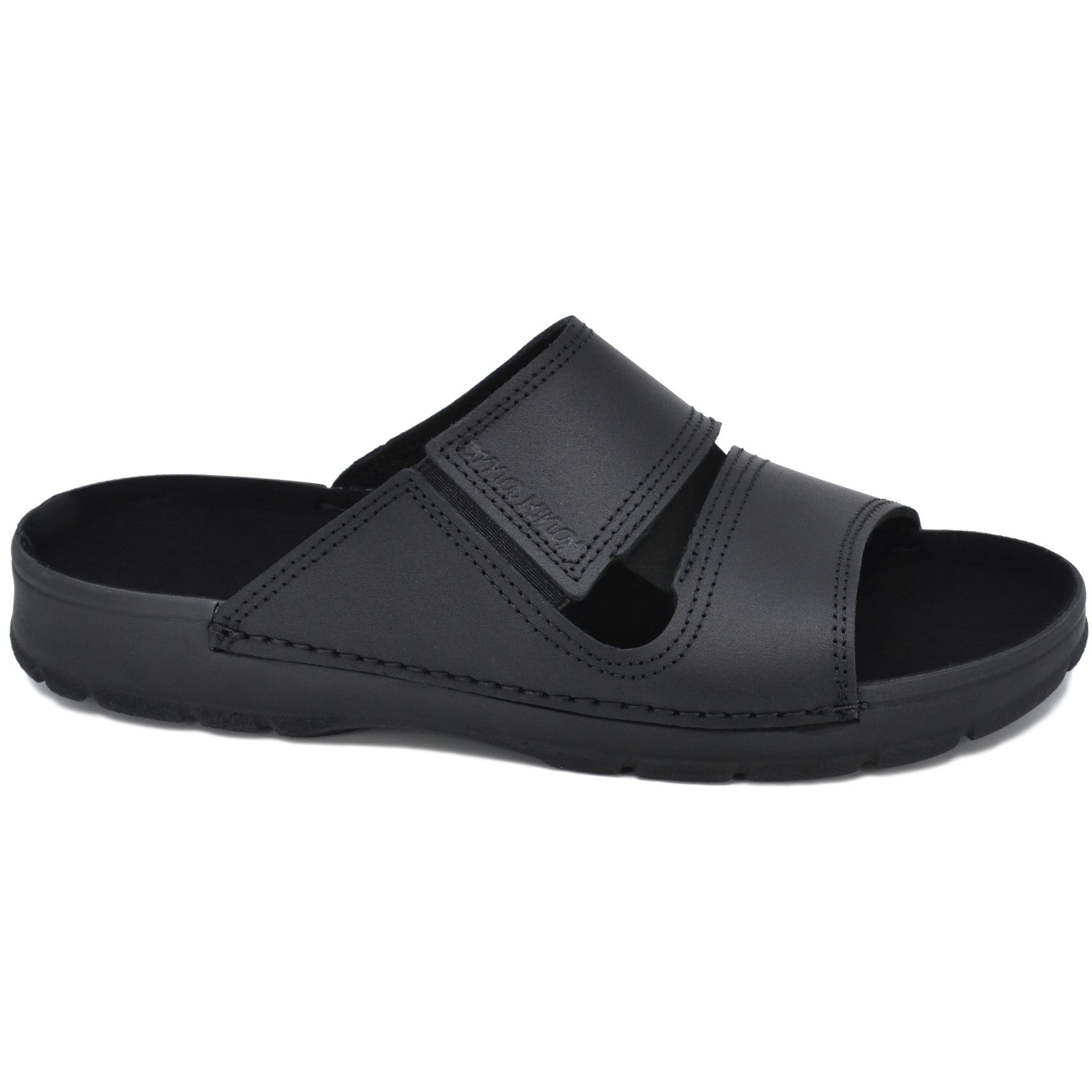 Minimalist Leather Slip-On Sandals - Handmade Comfort and Durability from Estonia by Omaking at www.brixbailey.com