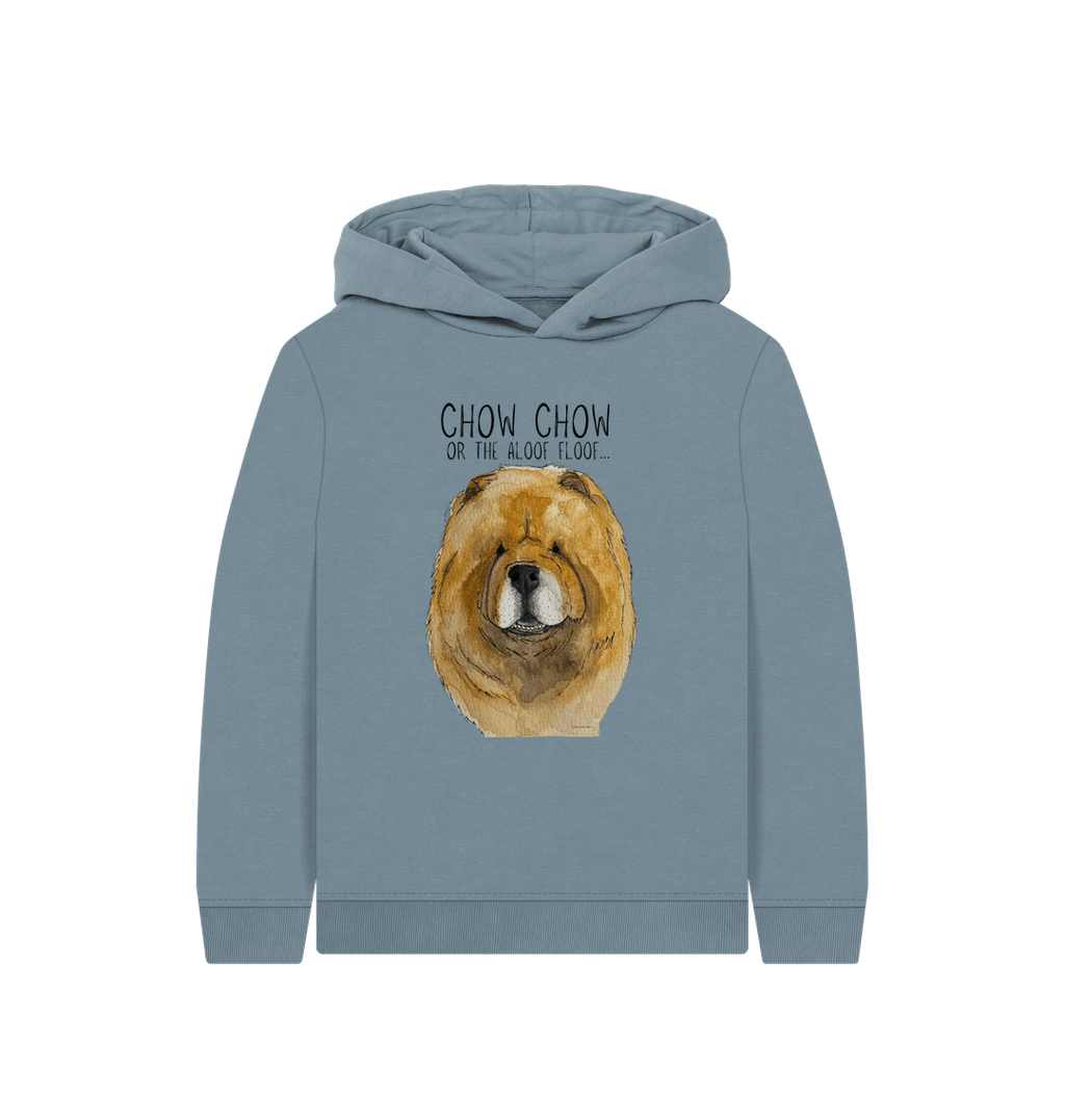 Red Chow Chow Kids Hoodie