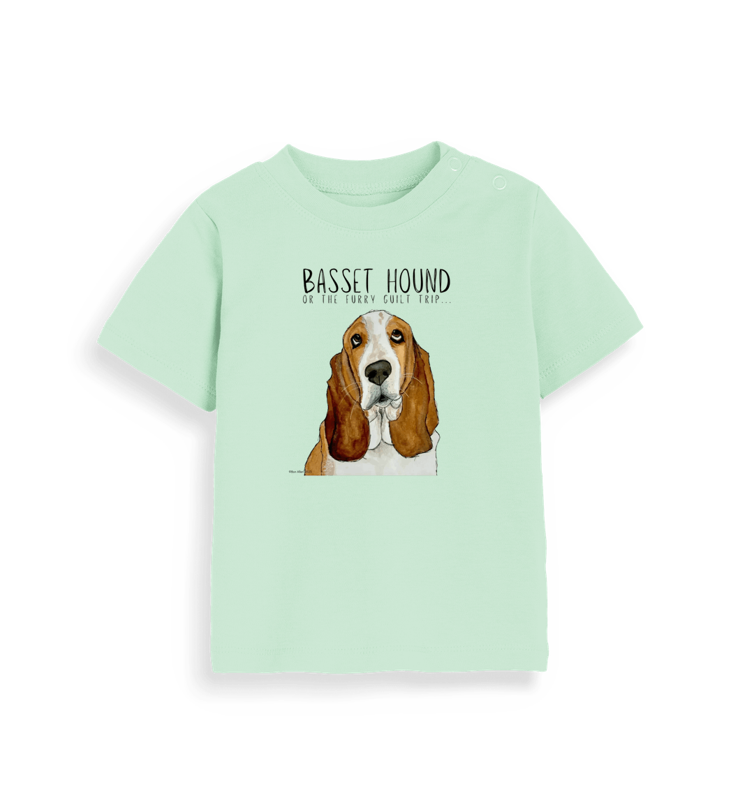 Basset Hound Baby T-Shirt