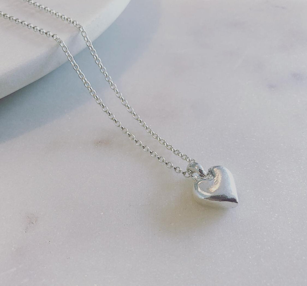 Sterling Silver Heart Necklace