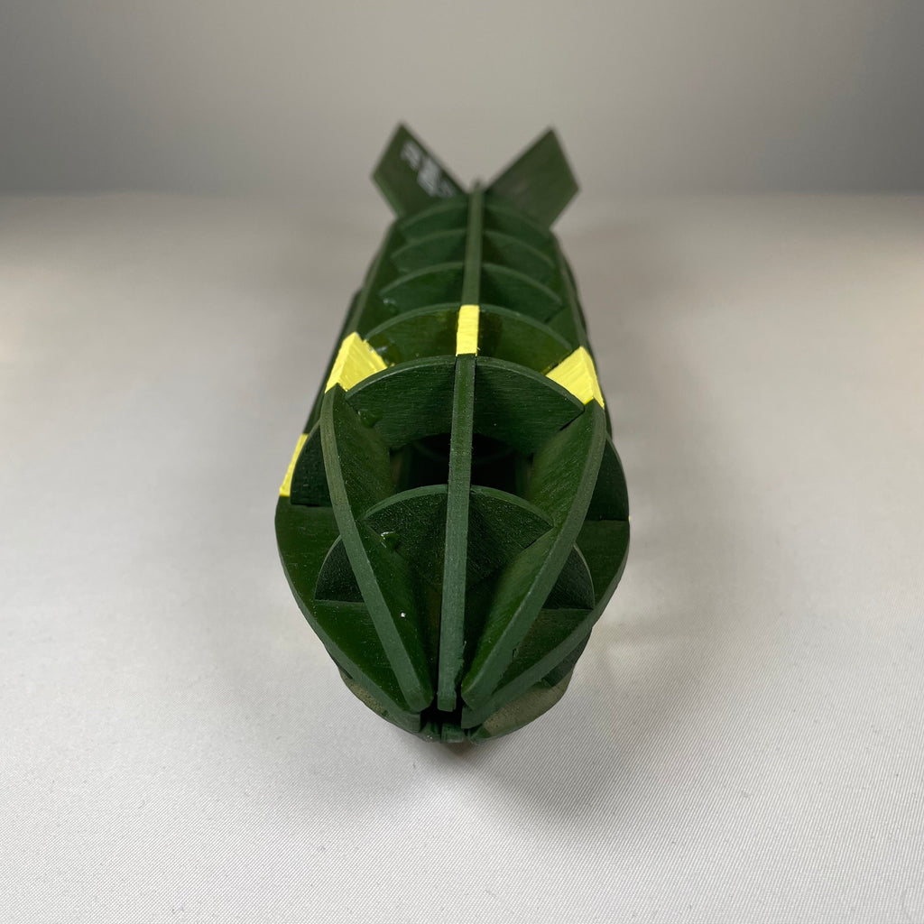 WW2 Bomb Prop Model, Pre-Built and Ready to Display