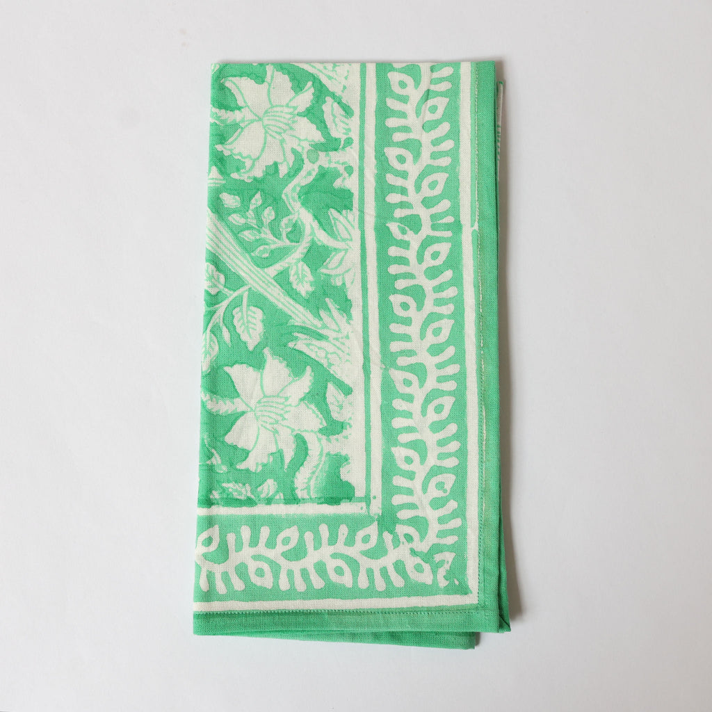 Jade Garden Cotton Napkins Set of 4