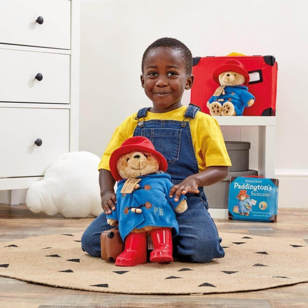 Rainbow Designs Large 34cm Classic Paddington Bear with Boots & Suitcase