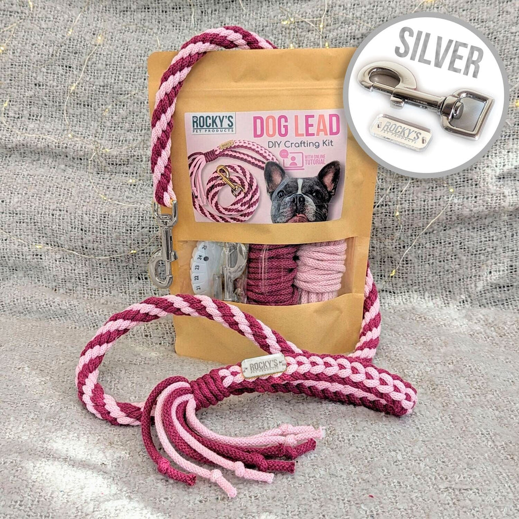 Make Your Own Dog Lead Craft Kit in Pink