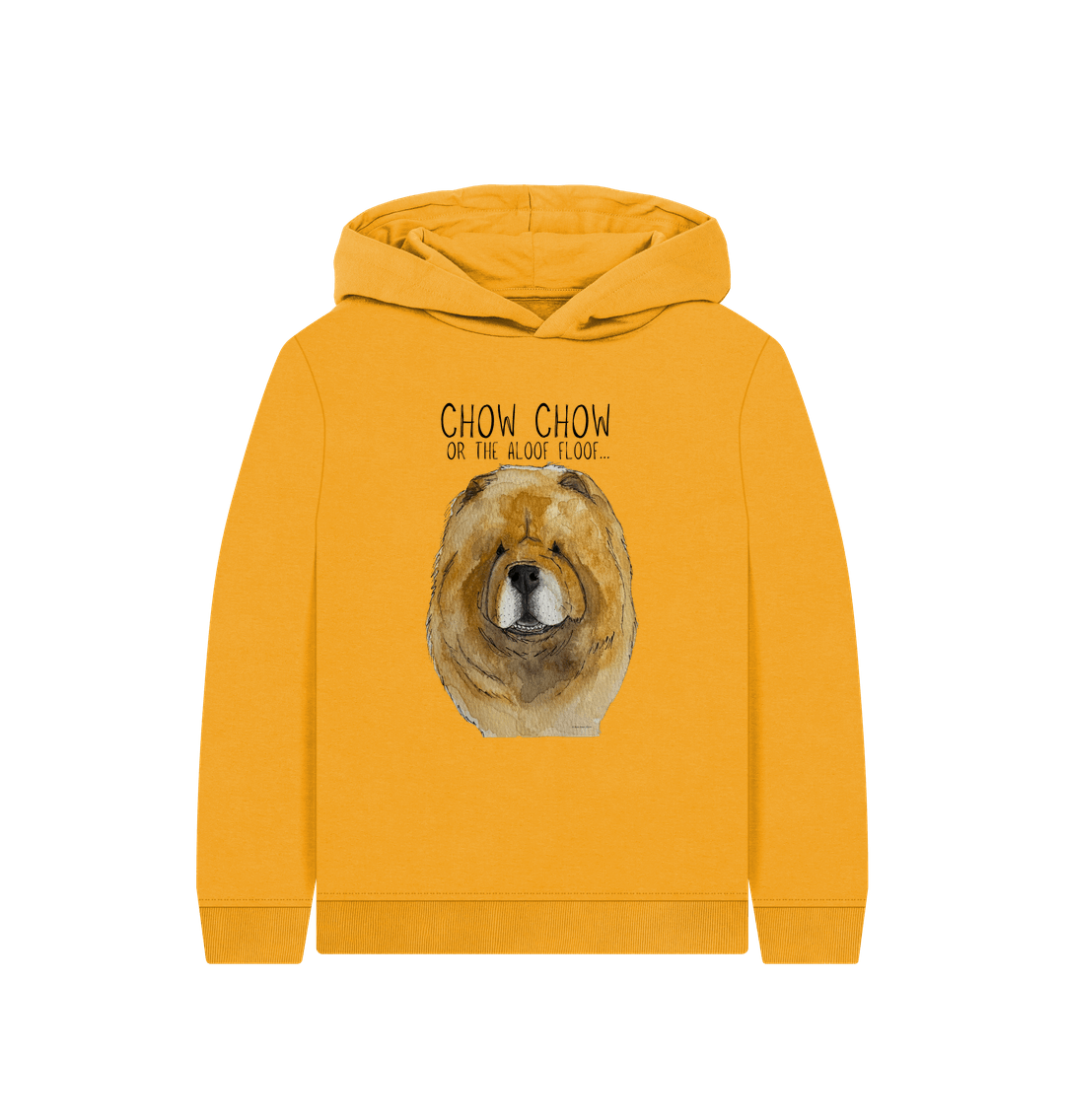 Red Chow Chow Kids Hoodie