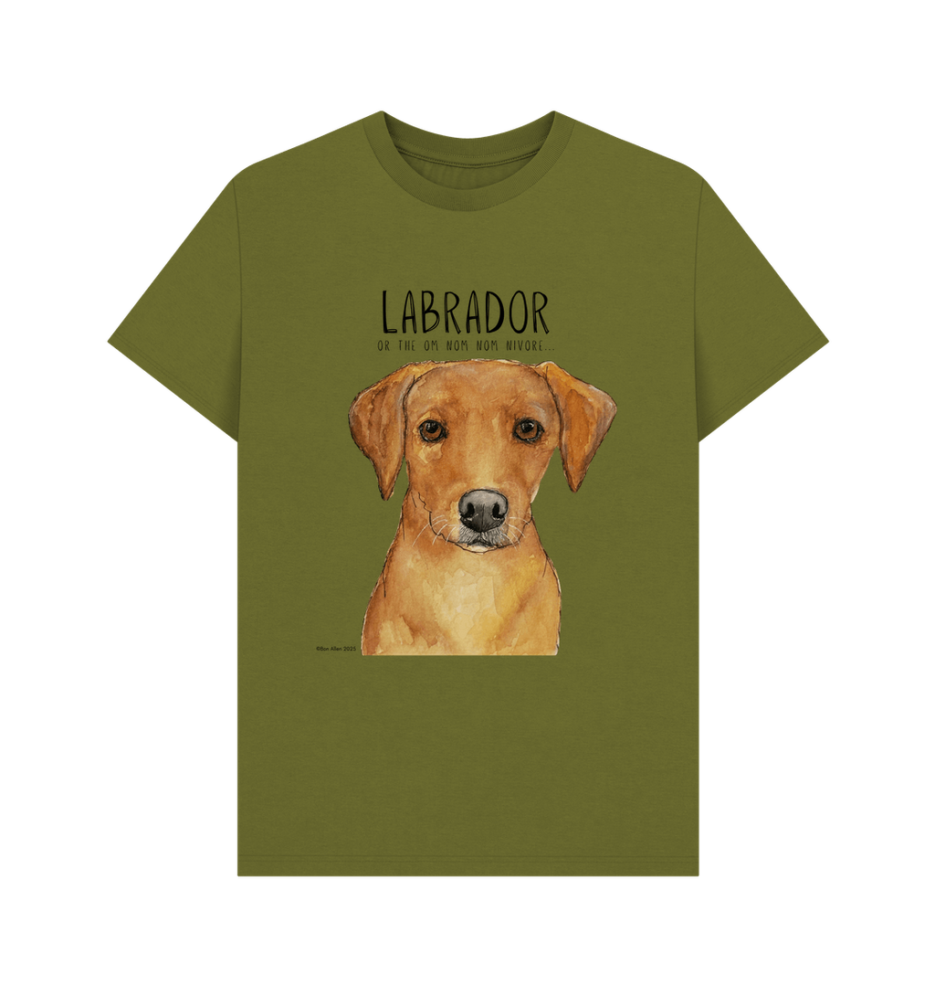 Fox Red Labrador Men's Tee Snack Goals and Tail Wags