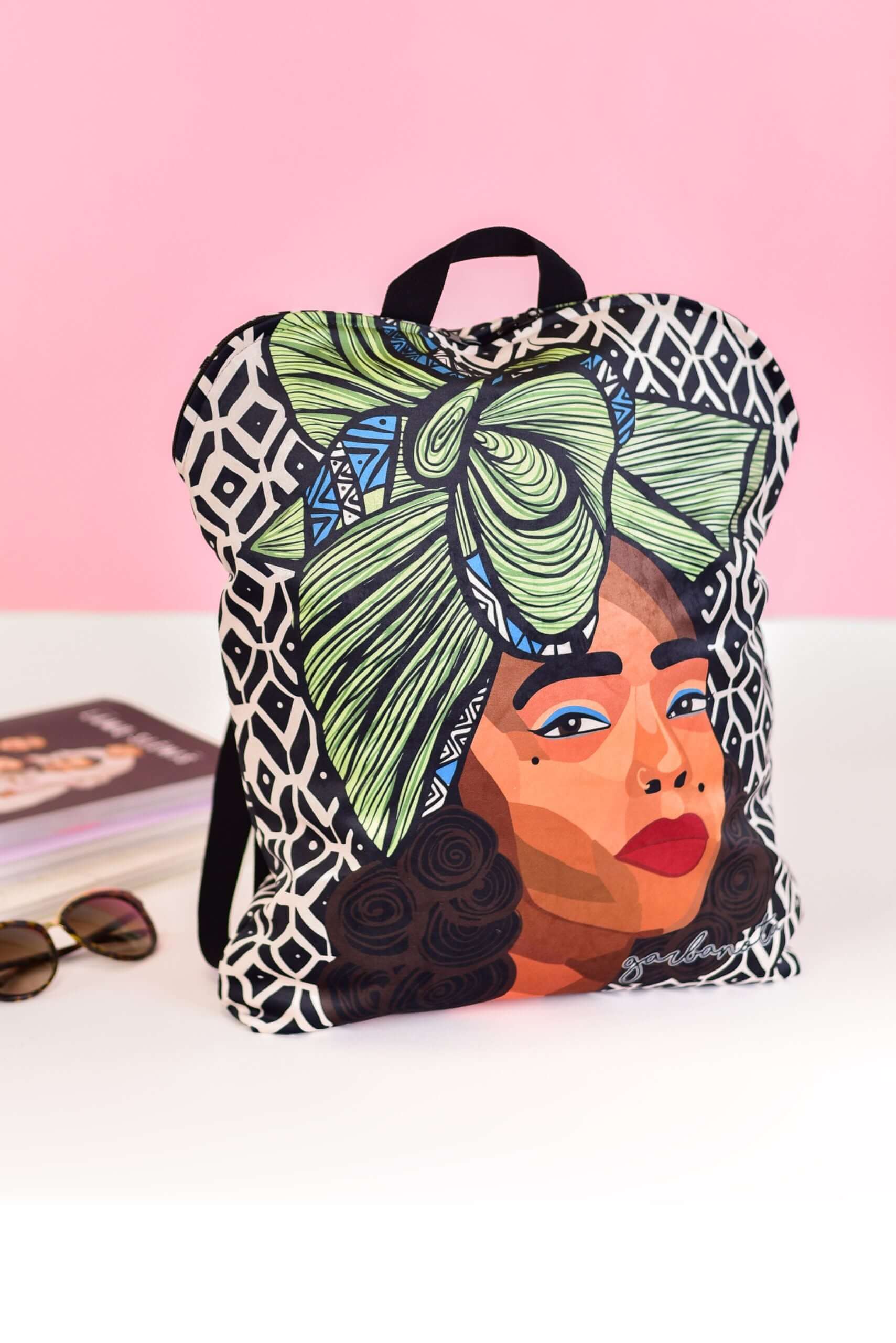 Garbanota Hand-Painted Backpack – Unique Artistic Comfort & Style by Garbanota at www.brixbailey.com