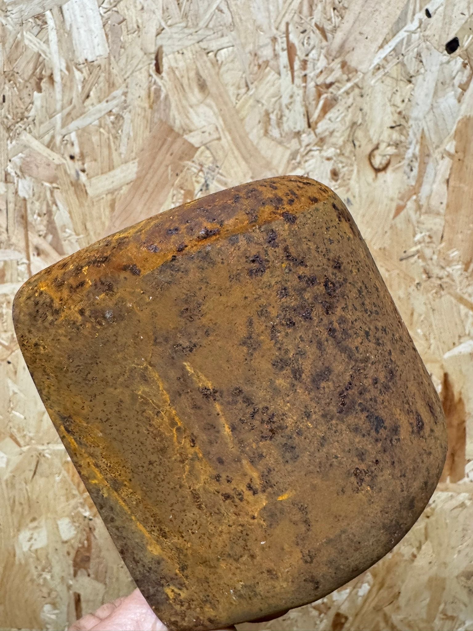 Vintage Rusty Metal Wall Mounted Planter