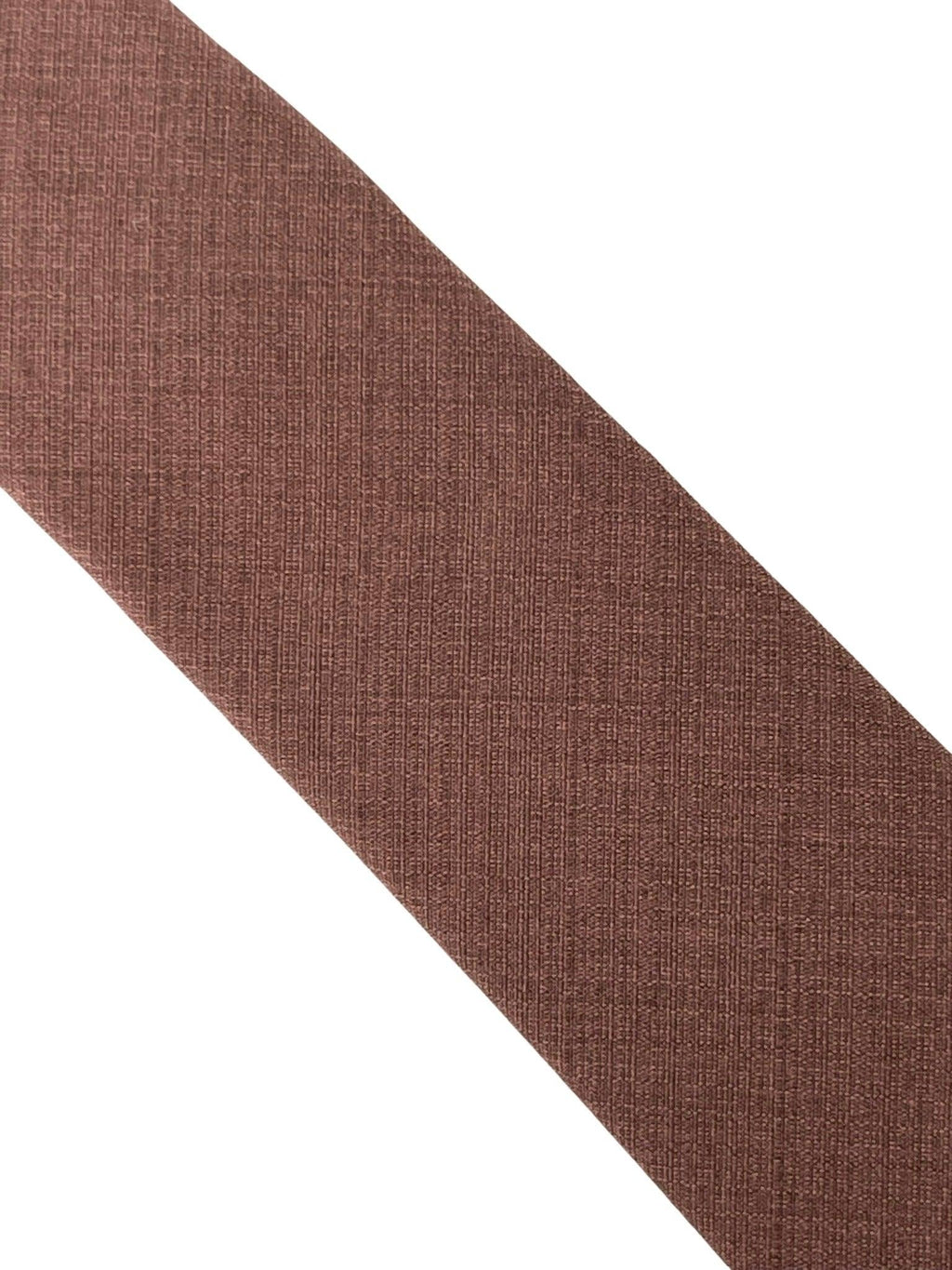 Handmade Bamboo Tie and Pocket Square in Dusky Red Brick