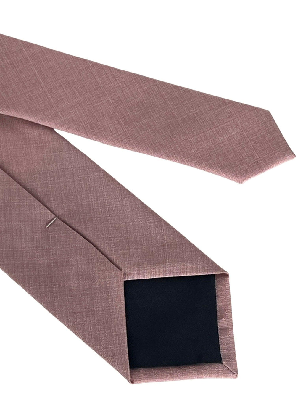 Dusky Pink Bamboo Tie and Pocket Square Set