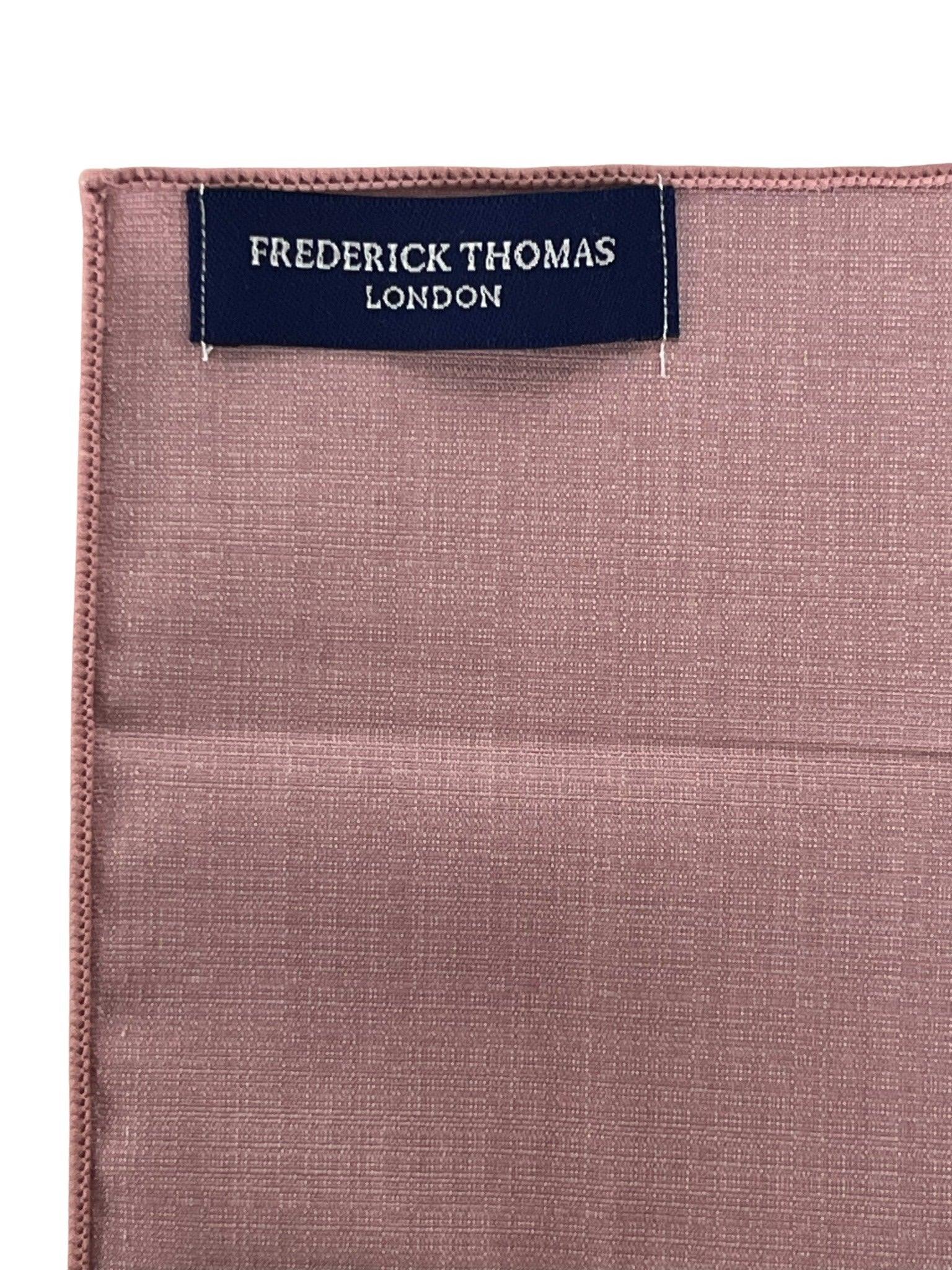 Dusky Pink Bamboo Tie and Pocket Square Set