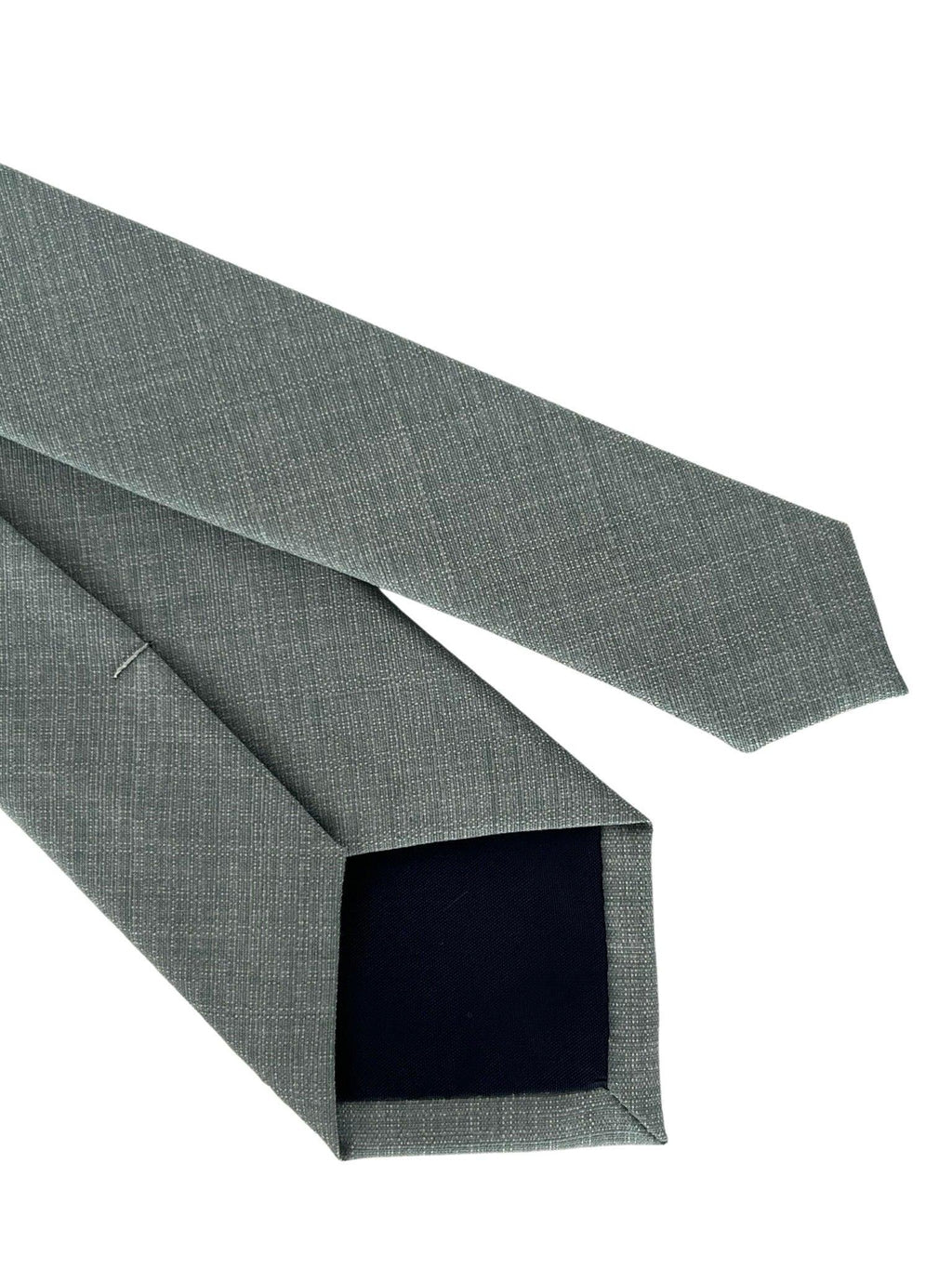 Sage Mint Olive Green Bamboo Tie and Pocket Square Set