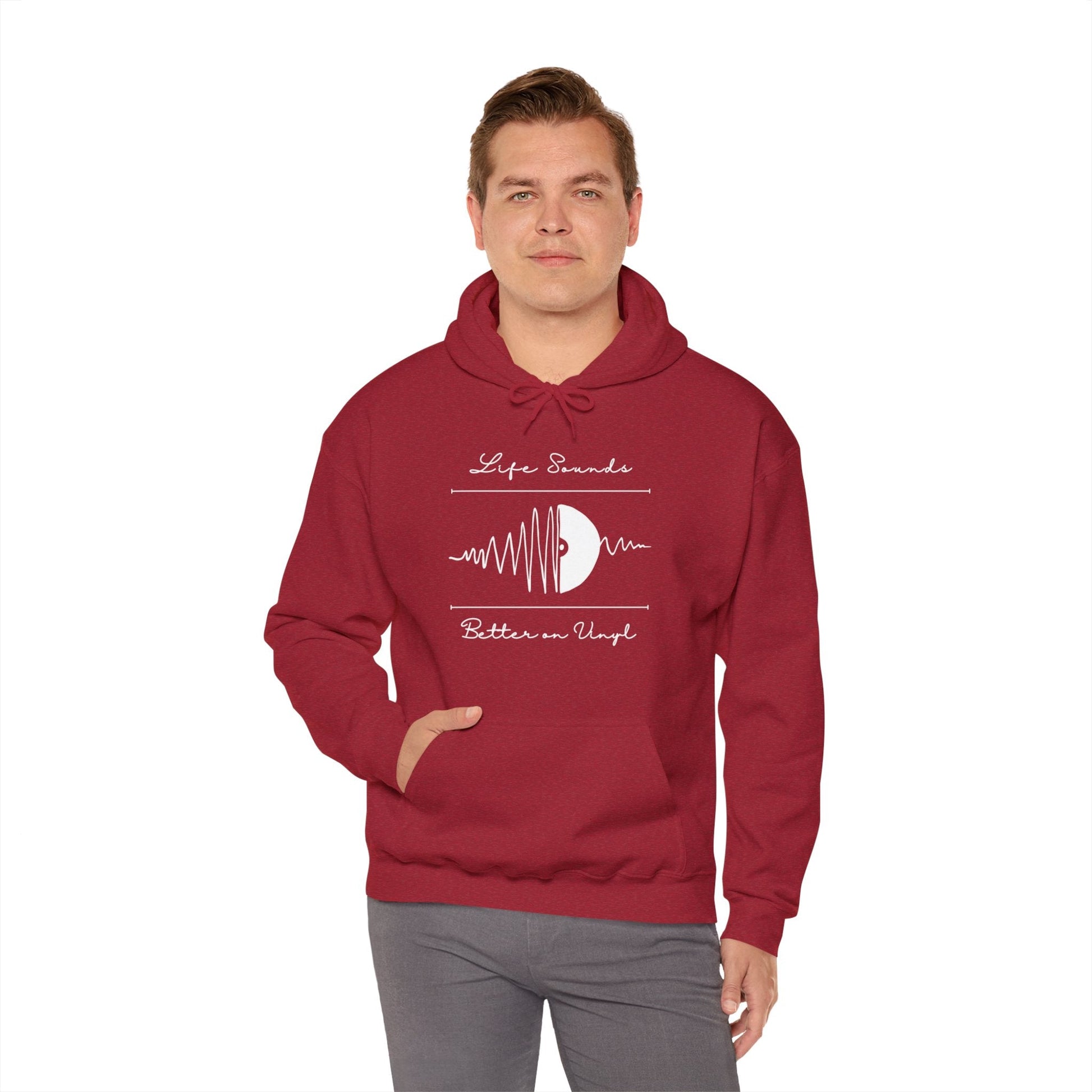 Life Sounds Better on Vinyl Men's Hoodie