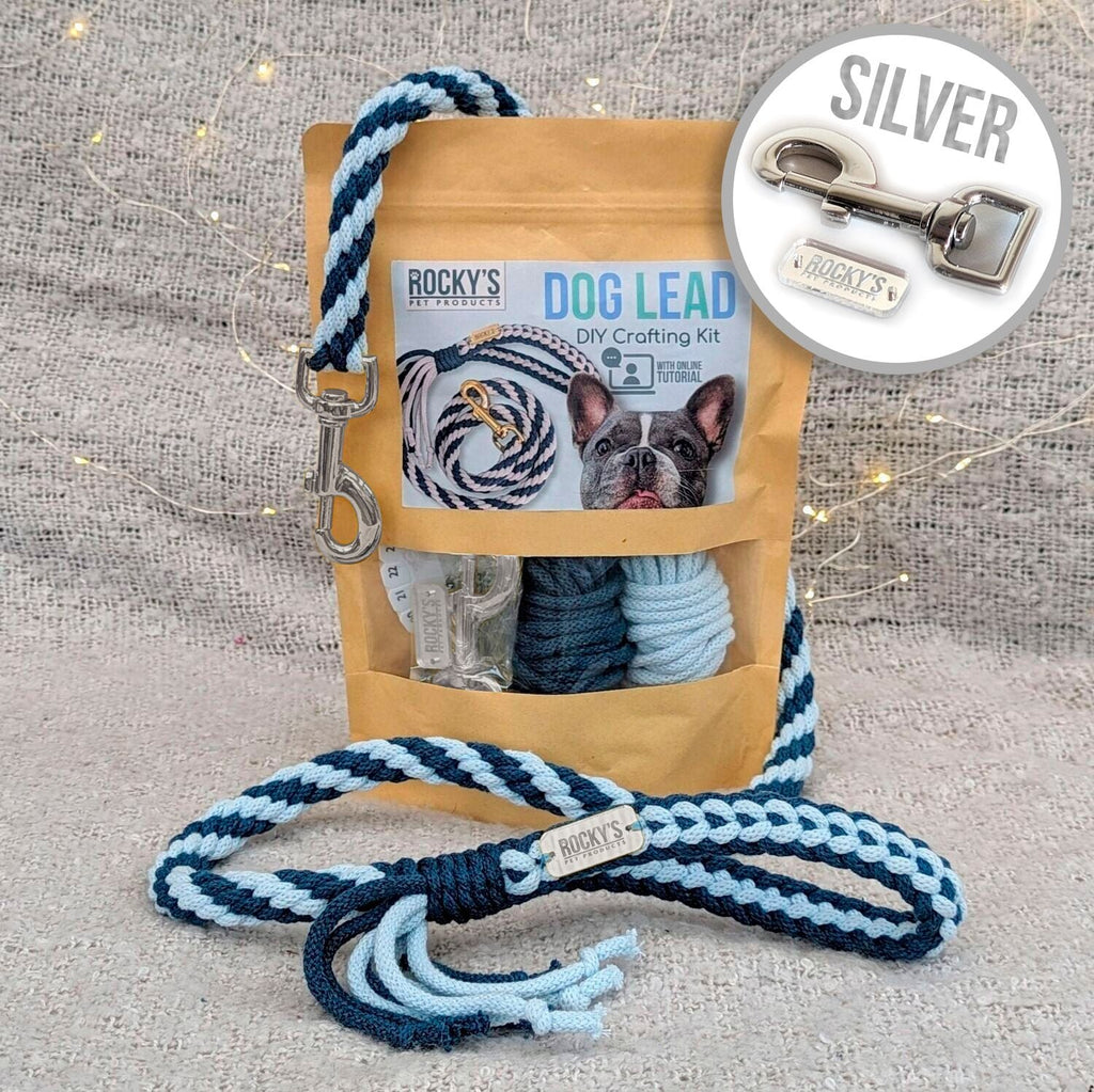 Make Your Own Dog Lead Craft Kit in Blue