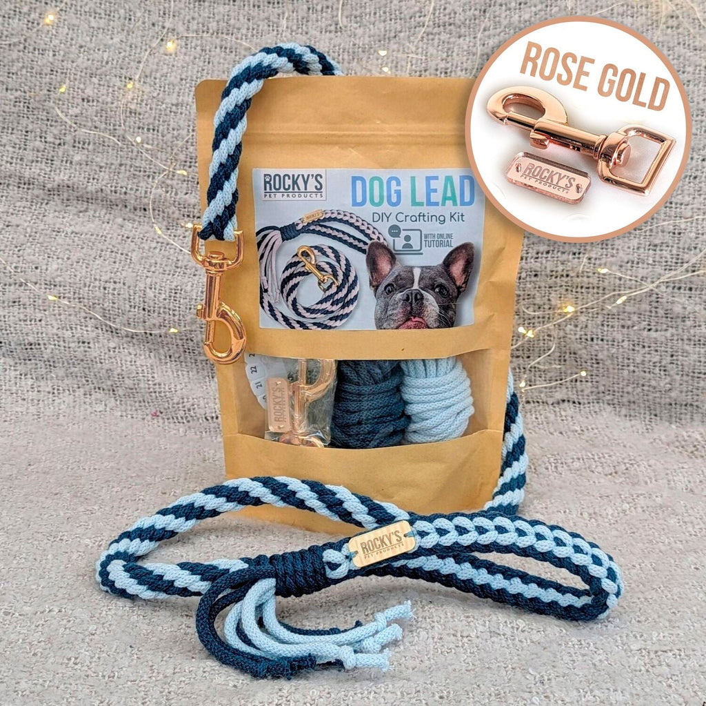 Make Your Own Dog Lead Craft Kit in Blue