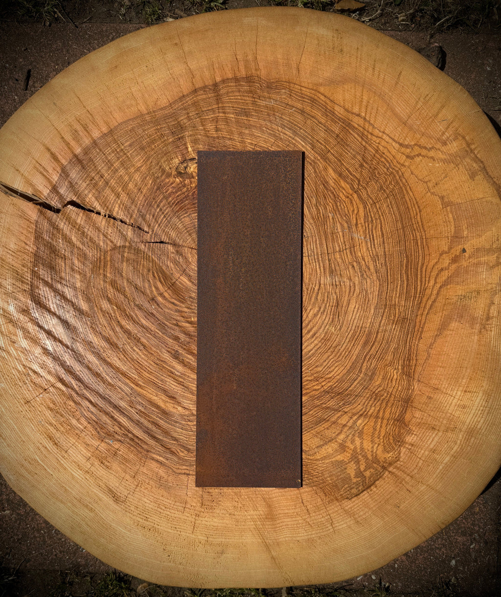 5 inch Fat Font Rusty Metal Letters A-Z 0-9