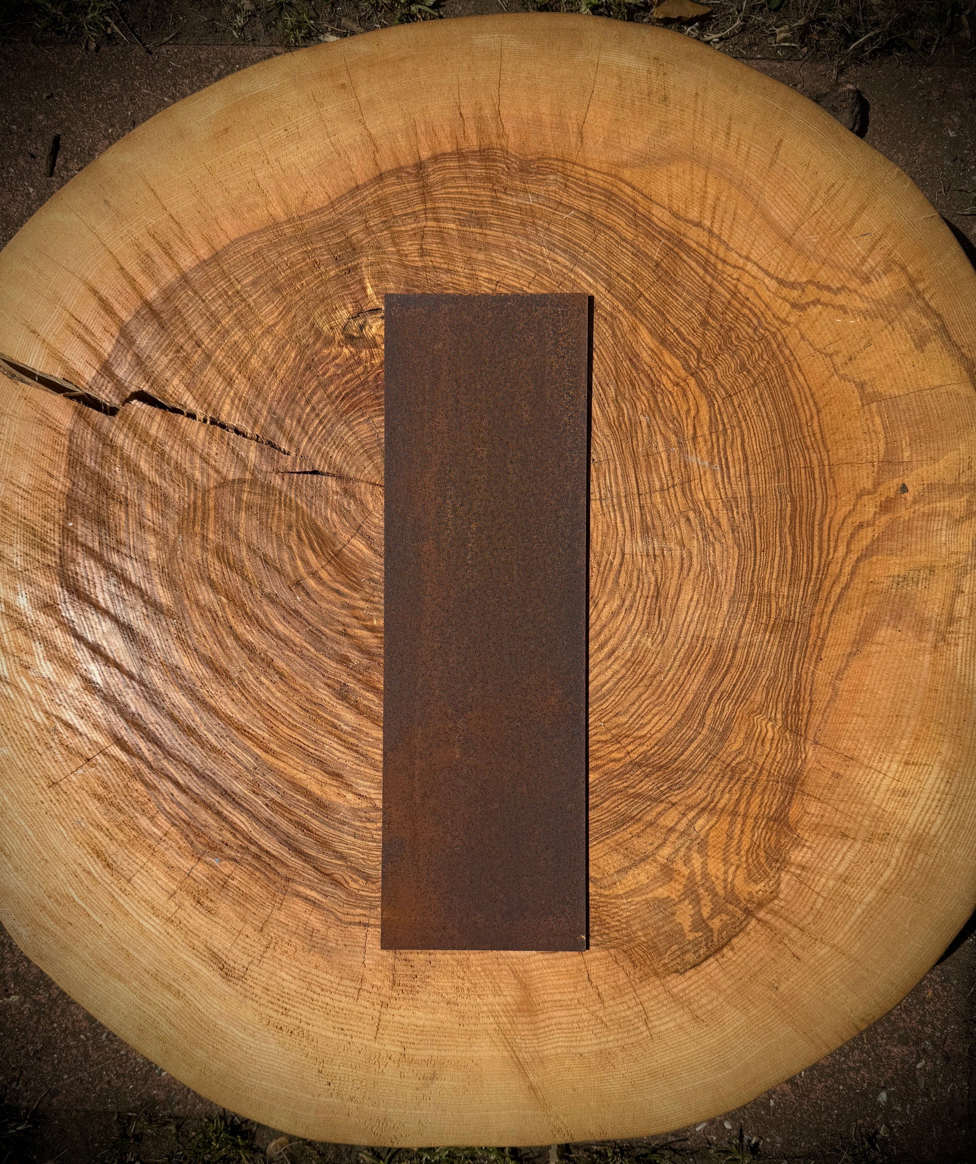 5 inch Fat Font Rusty Metal Letters A-Z 0-9