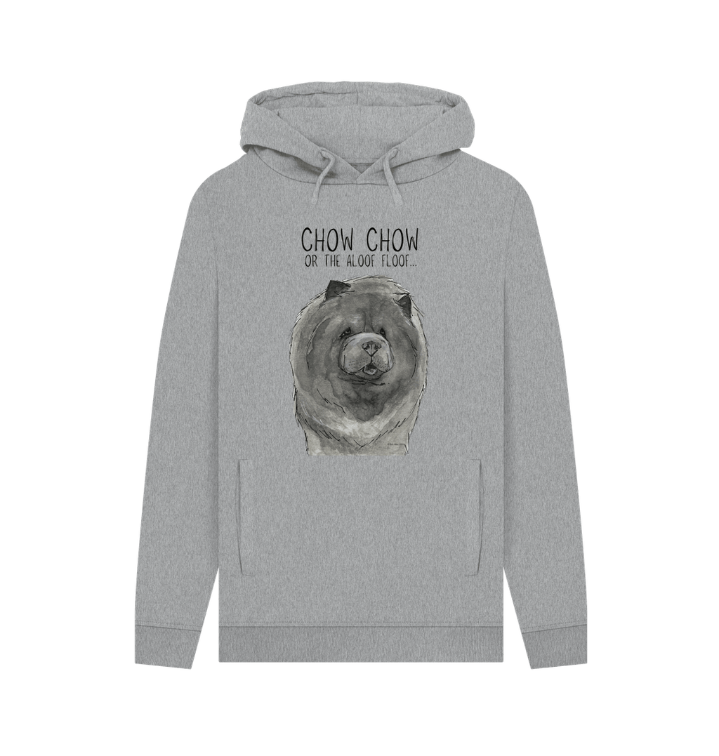 Blue Chow Chow Men's Hoodie with Aloof Floof Design