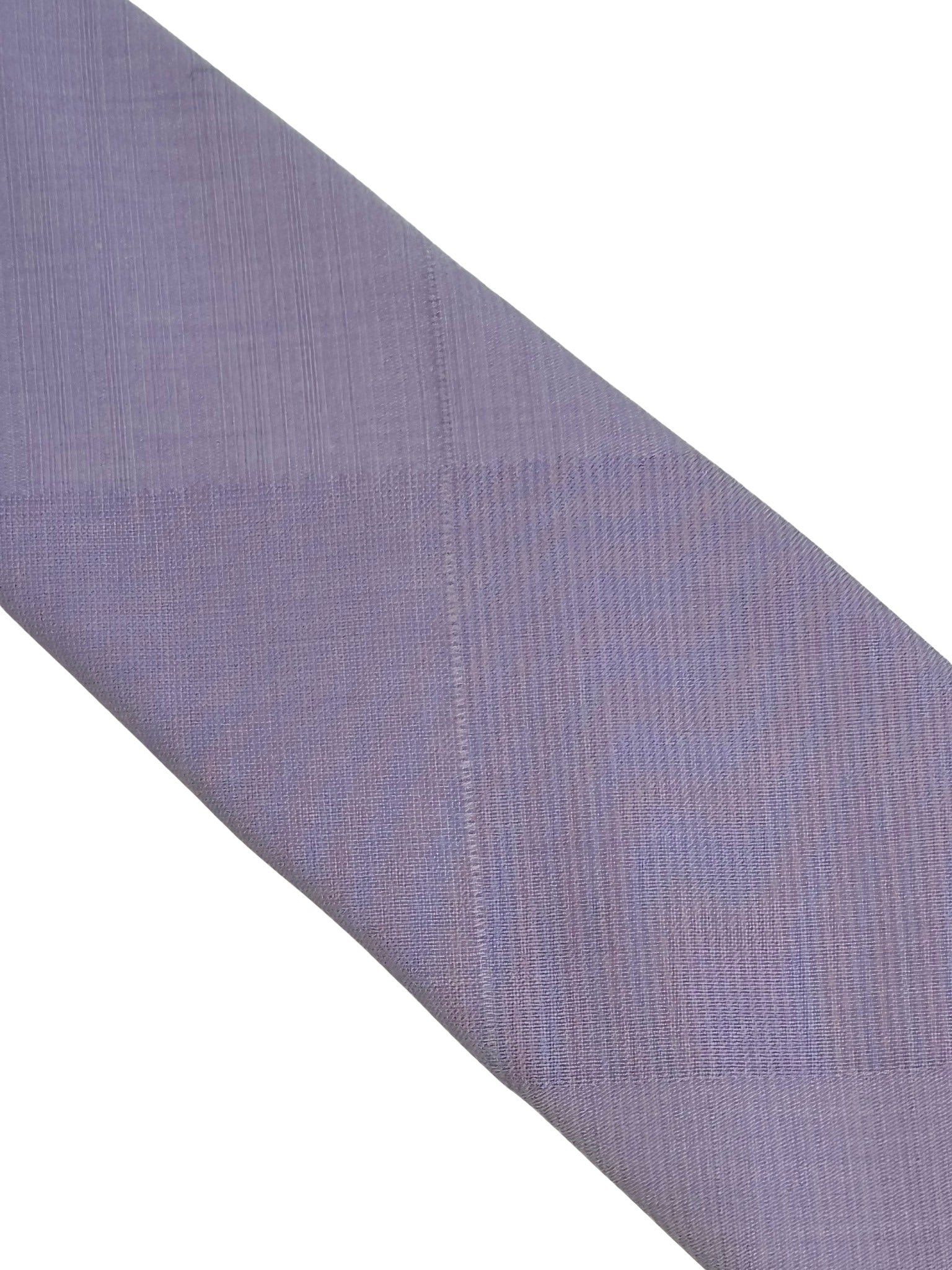 Lilac Lavender Cotton Tie with Floral Pattern