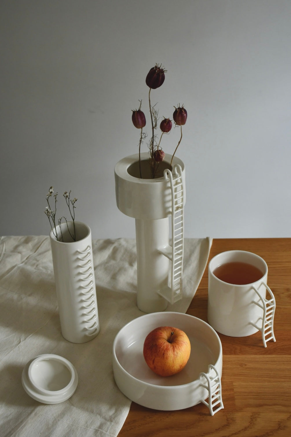 Ladder Porcelain Vase