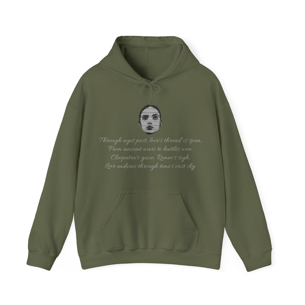 The Girl and Poem Hoodie