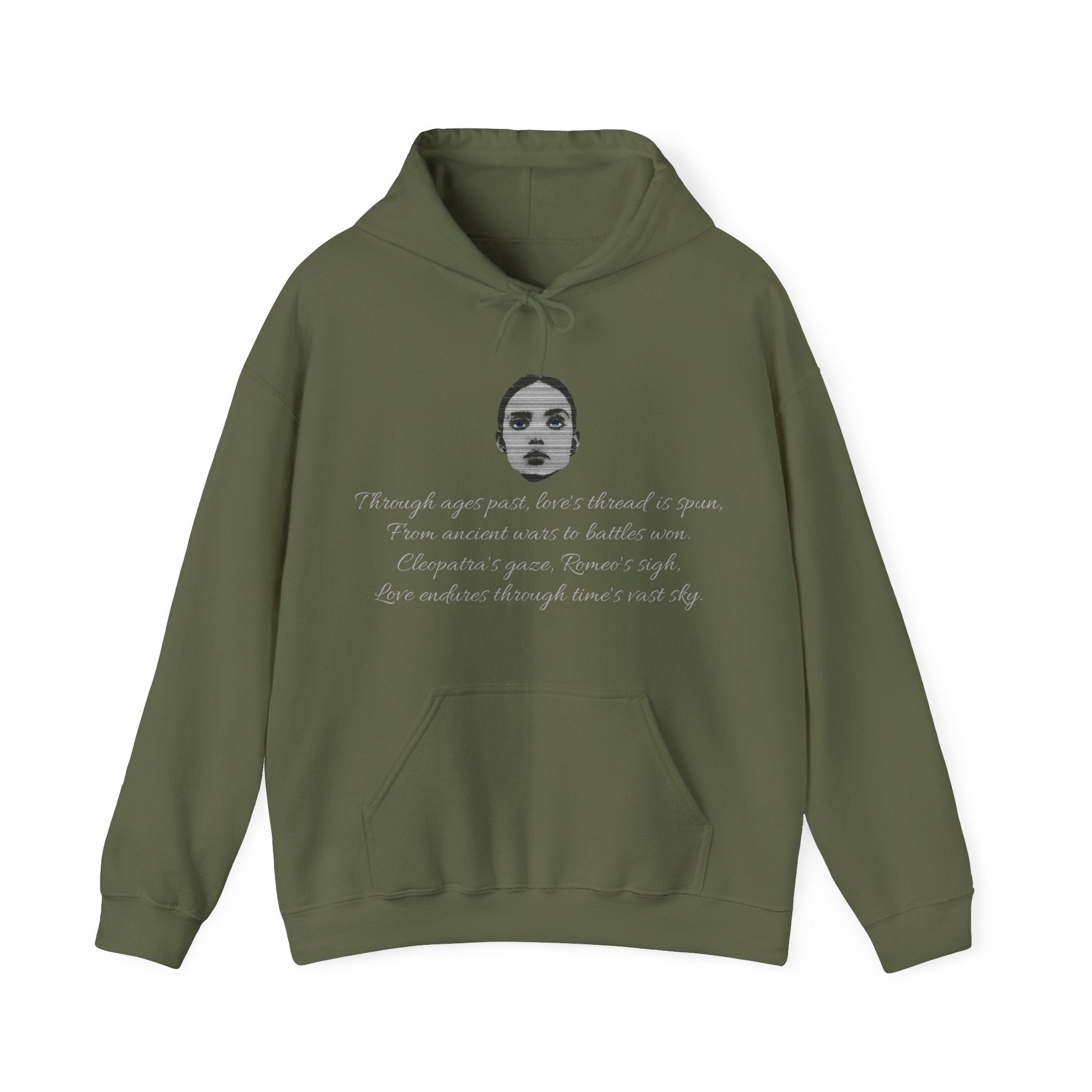 The Girl and Poem Hoodie