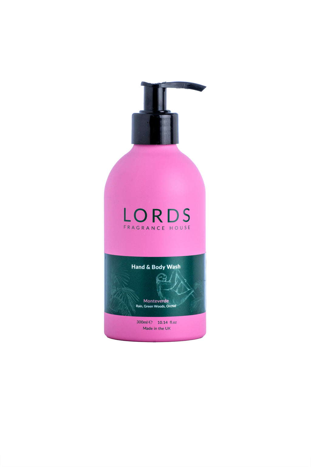 Pink Hand and Body Wash in Aluminium Bottle
