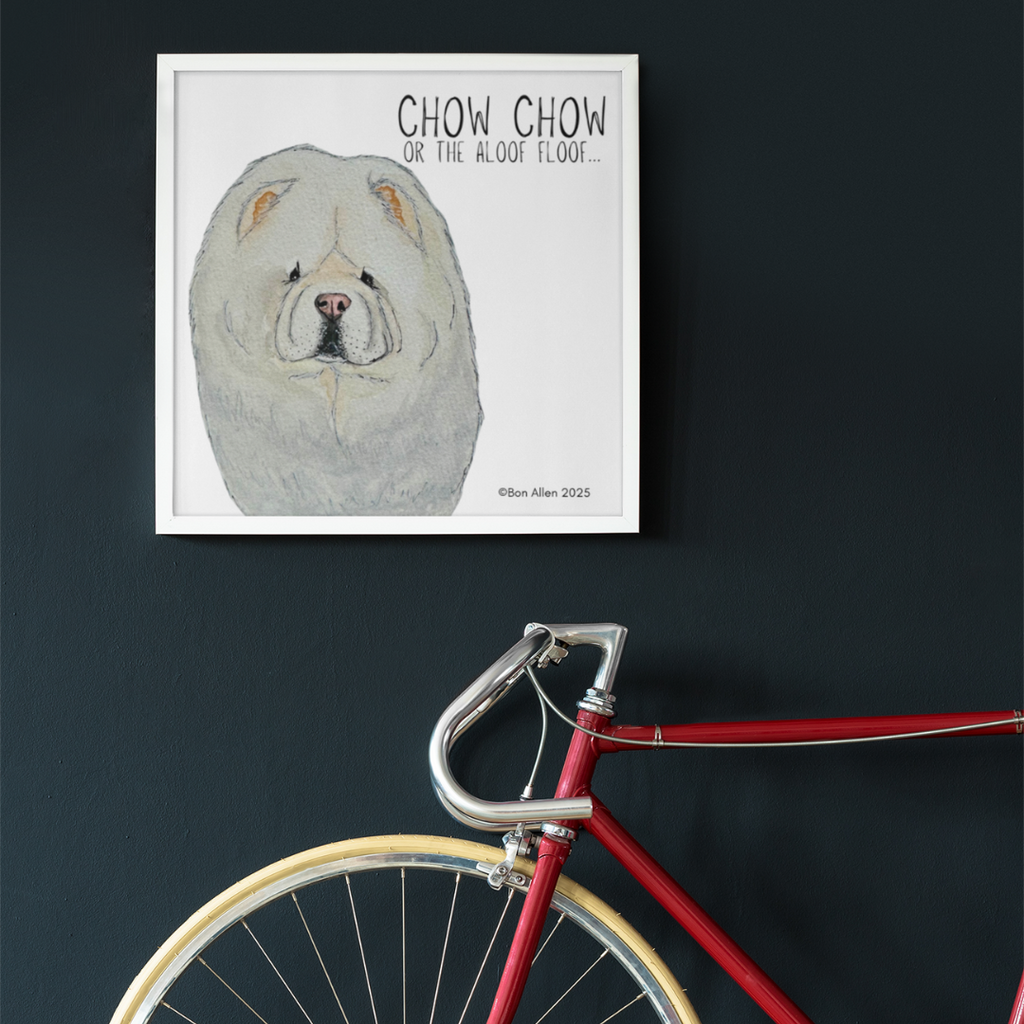 Chow Chow Fine Art Giclée Print 12 inch Square
