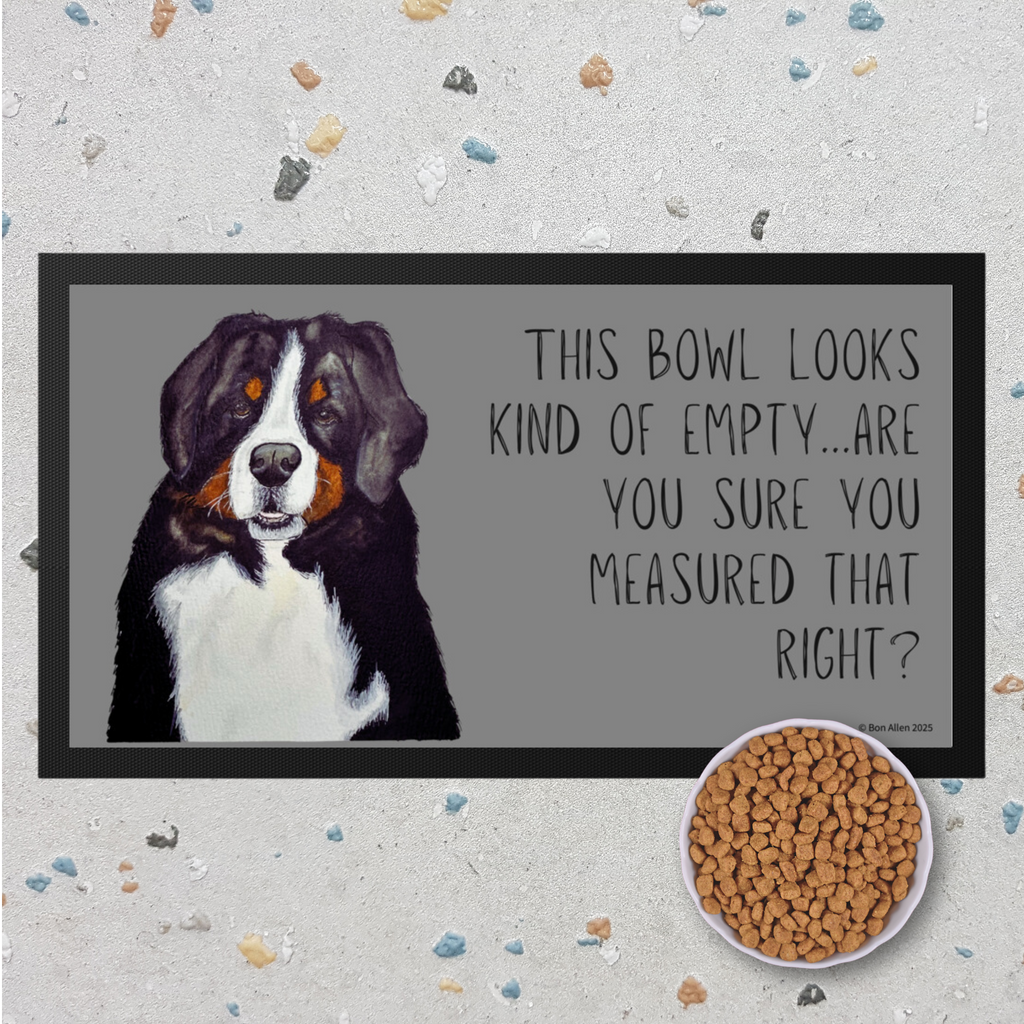 Bernese Mountain Dog Portion Control Mealtime Mat
