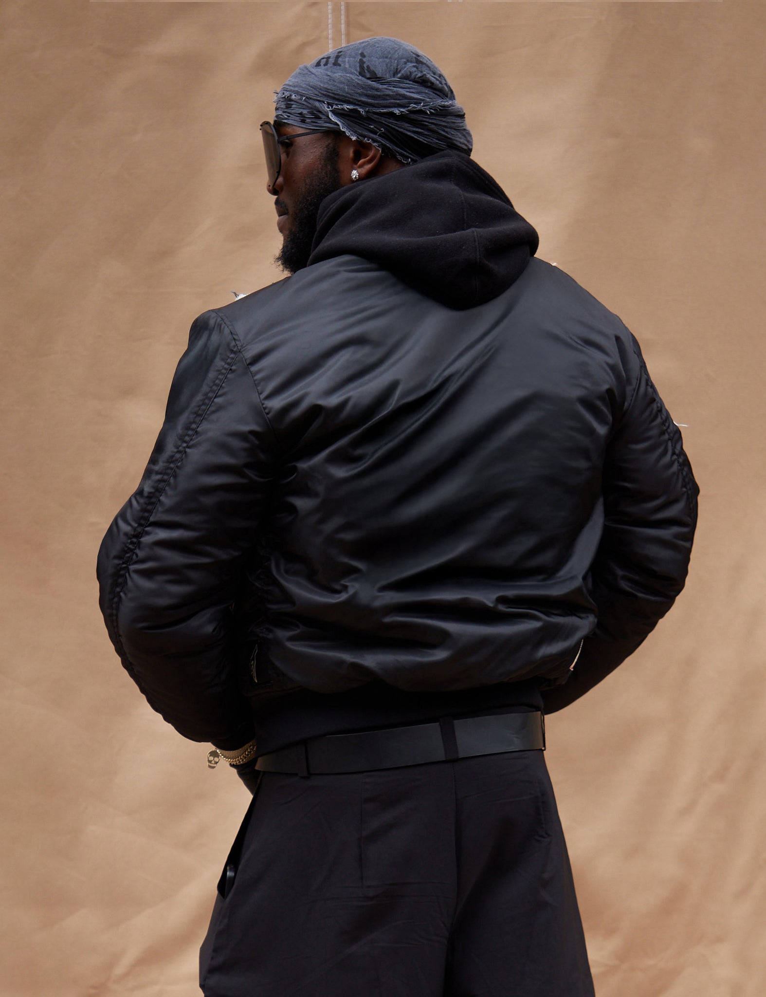 MA1 Bomber Jacket in Black