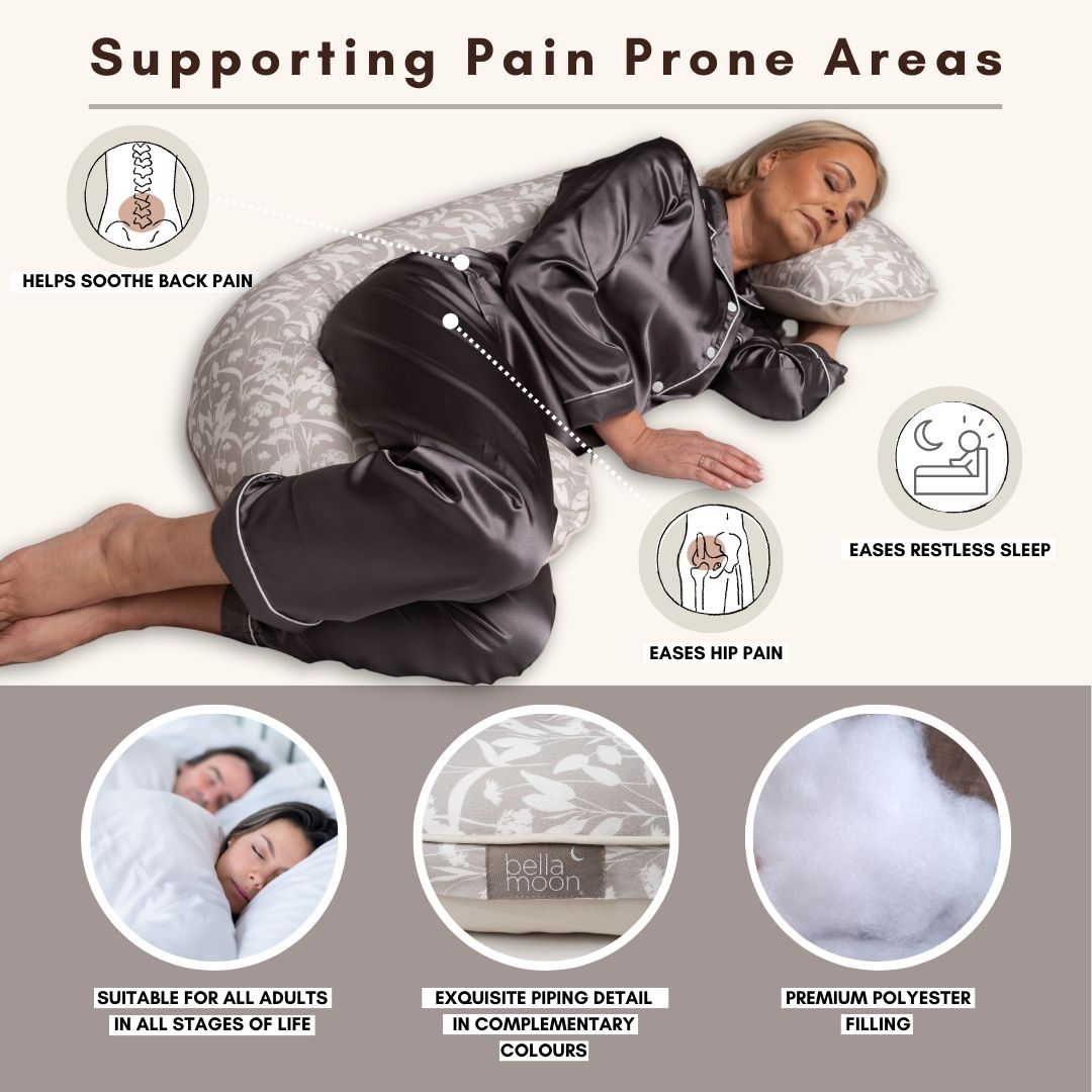 Body Pillow in Foraged Herbs