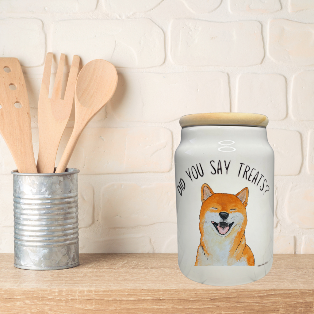 Treats I Prefer Tribute Shiba Inu Ceramic Treat Jar