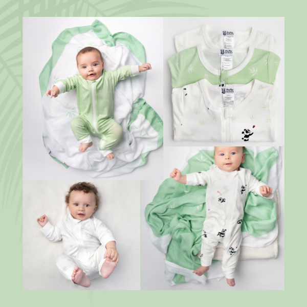 Bamboo Baby Grows with Ping the Panda Print