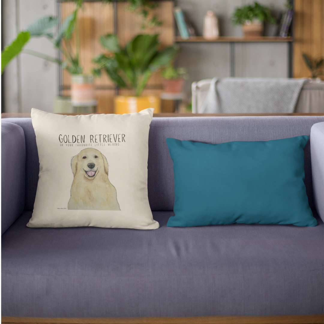 Golden Retriever Cushion Cover