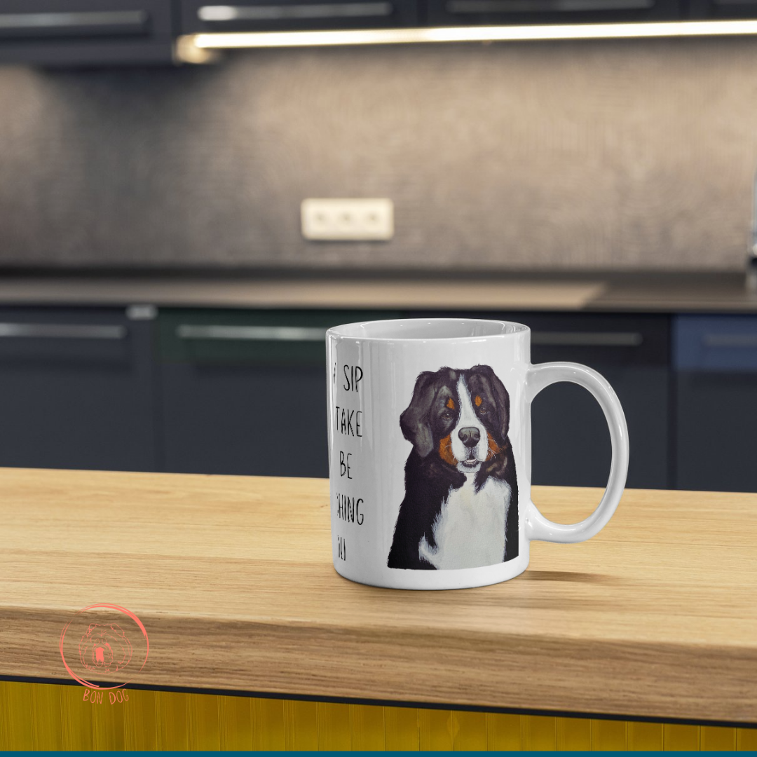 Bernese Mountain Dog Mug for Coffee and Tea