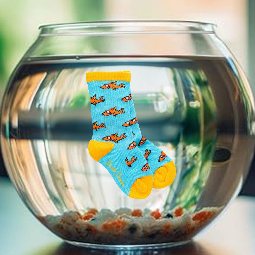 Guppy Fish Bamboo Socks for Children Pack of 3