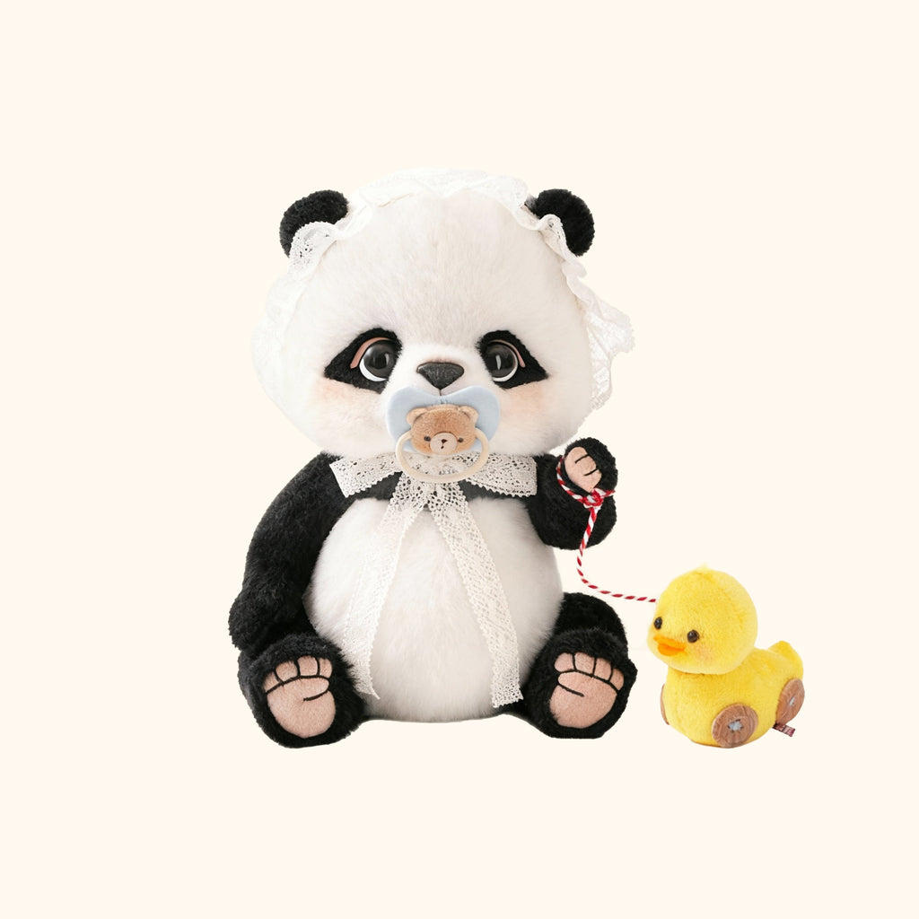 Manman Panda Plush Toy with Cosmic Accessories