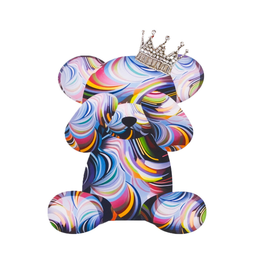 Cotton Bear Printed and Embroidered T-Shirt